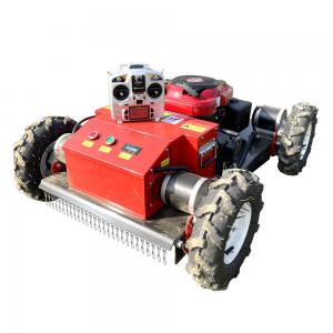 China Gasoline Engine Electric Automatic Lawn Mower Automated Grass Cutting Machine 2000m2/H on sale