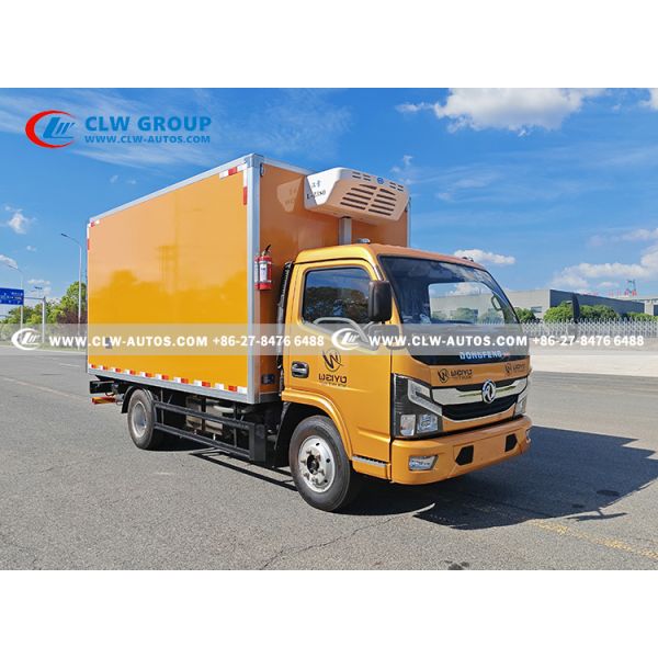 Dongfeng 5m3/5 000liters Self Compressed Waste Removal Trucks with Advanced Refrigeration and Insulation for Cargo Safety