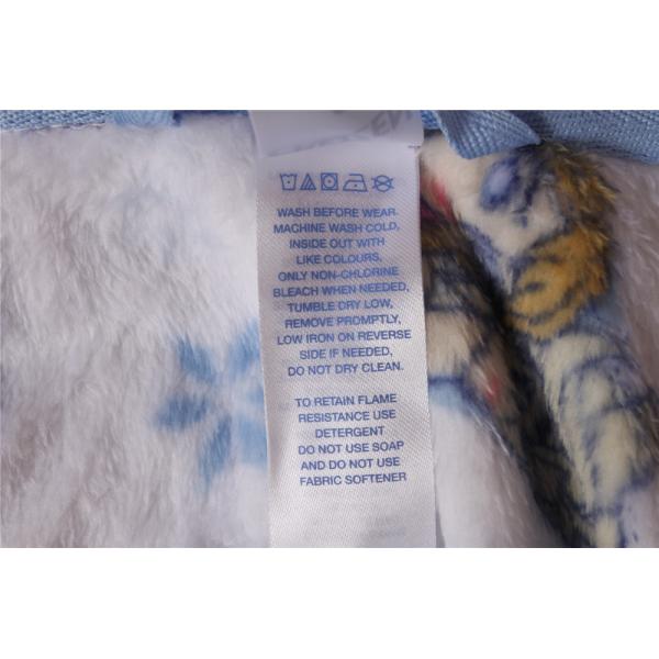 Cute Printed Childrens Towelling Bathrobe Soft Touch Bath Gown For Kids