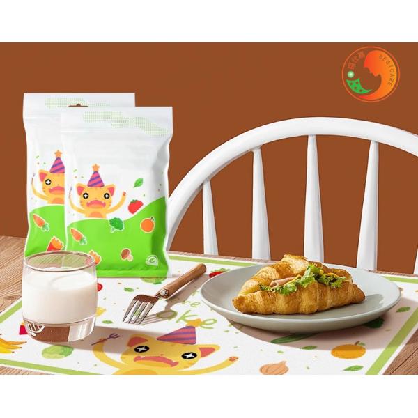 Non Toxic Decorative Disposable Placemats Rectangular Shape Easy Clean Up