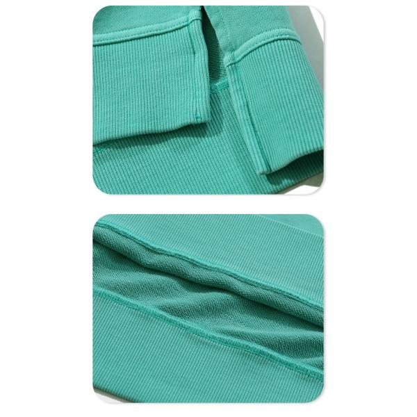 Plain Retro Heavy Weight Pullover Oversized 380g 100% Cotton Men's Hoodies & Sweatshirts With Pocket