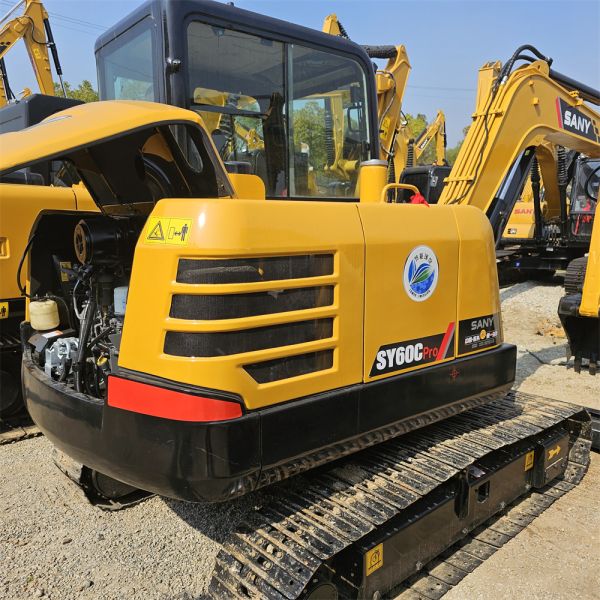 6 Tons Hydraulic Used Mini Excavator Machine Sany SY60C PRO 2021 Years