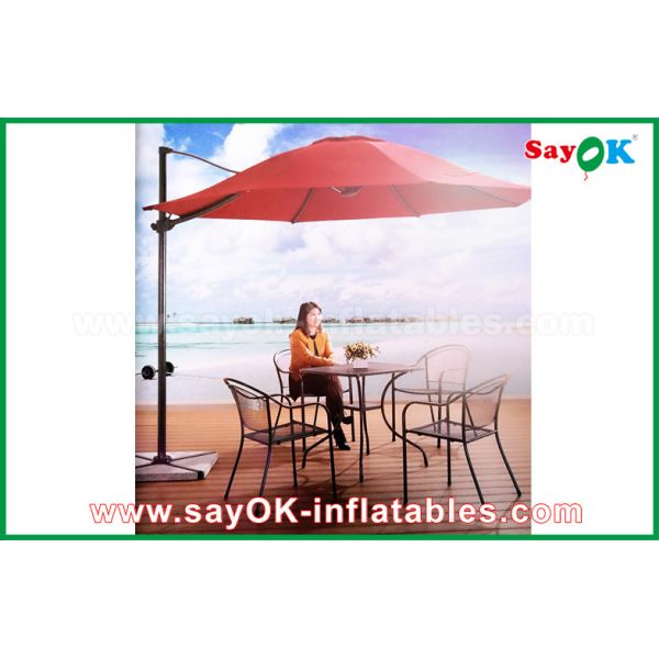 Pop Up Beach Tent Beach Outdoor Garden Sun Cantilever Patio Umbrella 190T Nylon Material