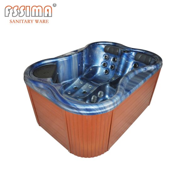 Luxury Outdoor Spa Bathtub Freestanding 2 Person Spa Bathtub Outside