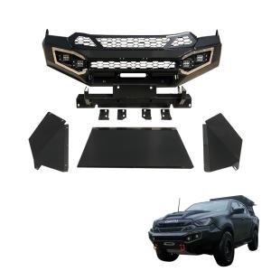 China ISUZU Dmax Pickup Steel Guard Body Kit Bull Bar Auto Accessories Front Bumper 210*66*75 cm on sale
