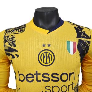 Inter Milan 2024-2025 Away Player Jersey - Long Sleeve Customizable