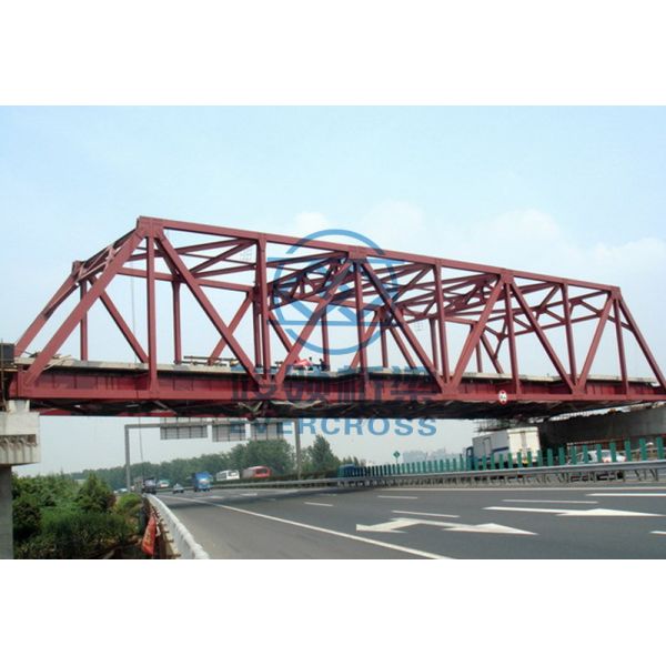 Hot Dip Galvanized Deck Type Truss Bridge