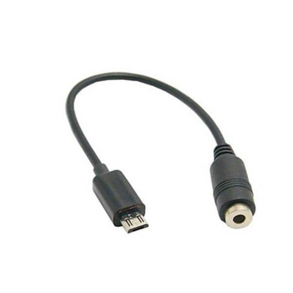 Micro USB Male to Stereo 3.5mm Female Car AUX Out Cable for Galaxy S4 Note2 s5