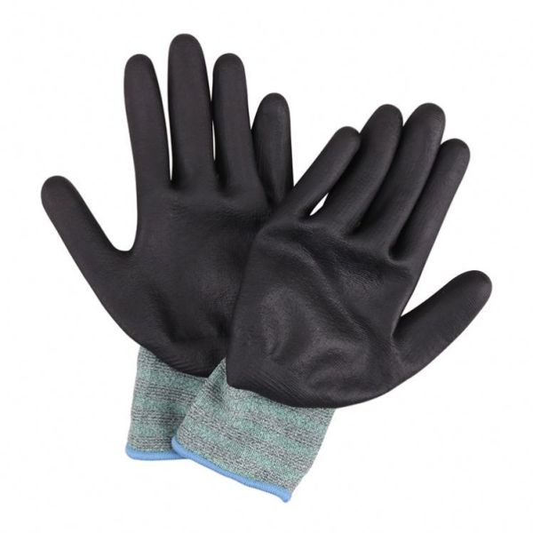 Work safety gloves nitrile nitrile foam coating work gloves nitrile foam foam working gloves