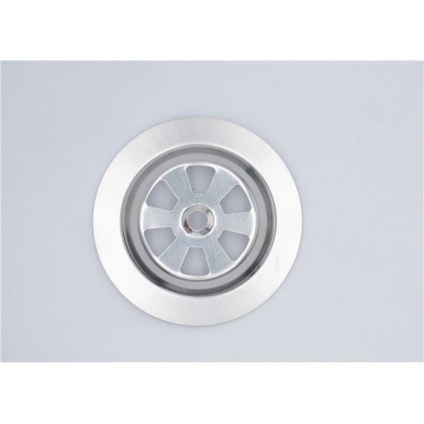 Kitchen Waste Sink Strainer Parts Stainless Steel Silver 75 Mm OD