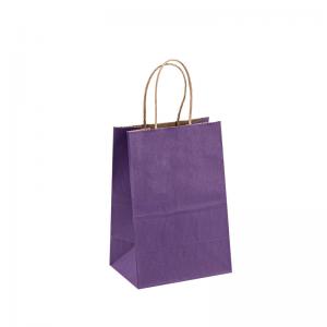 Cheap Compostable Recycled Gift Bags , Sustainable Paper Party Bags With Handles wholesale