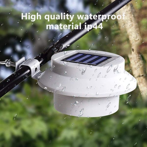 80lm IP65 Waterproof Outdoor Solar Deck Lights For Drain Fences