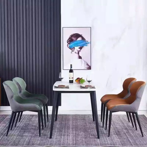Italian Design Contemporary Metal Dining Chairs Catering Dining Chairs 5.4kgs