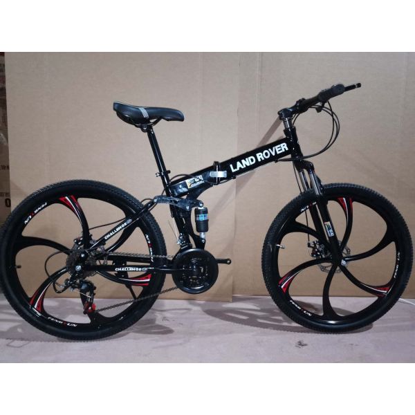 20 Inch Fold Up Bicycles For Adults Steel Frame Inner Painting Length 1.33m