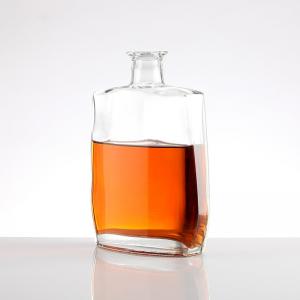 Cheap 2023 Professional 500ml 750ml 1000ml Square Gin Rum Vodka Whisky Glass Bottle for Soda wholesale