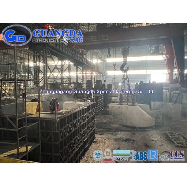 Spheroidal Cast Iron Ball Mill End Cover Casting QT400-18AL , QT500-14
