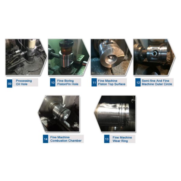 Hyundai Engine Liner Kits GRACE Aluminium Casting Bitzer Compressor Piston 23410-42201