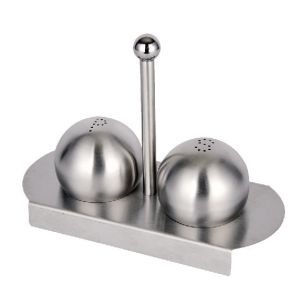 Cheap Globular Condiment bottle set SHKT-9205,Glass and Stainless steel wholesale