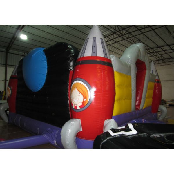 Custom Alien Spaceship Blow Up Bounce House , Little Tikes Inflatable Bounce House