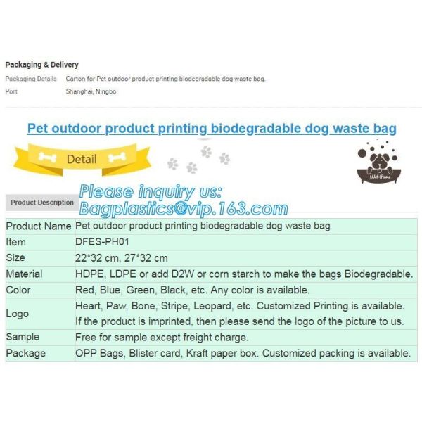 Nappy Baby Disposable Diaper Sacks, Degradable scented disposable baby diaper sack, green tie handle baby diaper sack