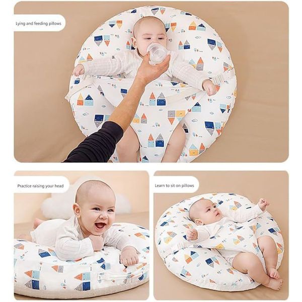 60x55 cm Baby Nursing Pillow with Removable Cotton Cover