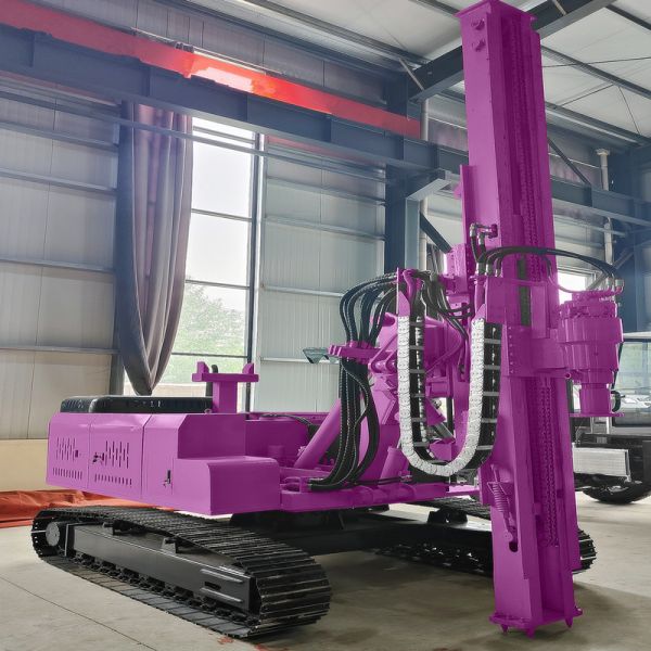 Hydraulic Screw Pile Driver Solar Piling Machinery Vibratory Pile Driver Machine For Sale