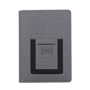 Cheap Waterproof Reusable Wireless Charger Power Bank Notebook With LED Light wholesale