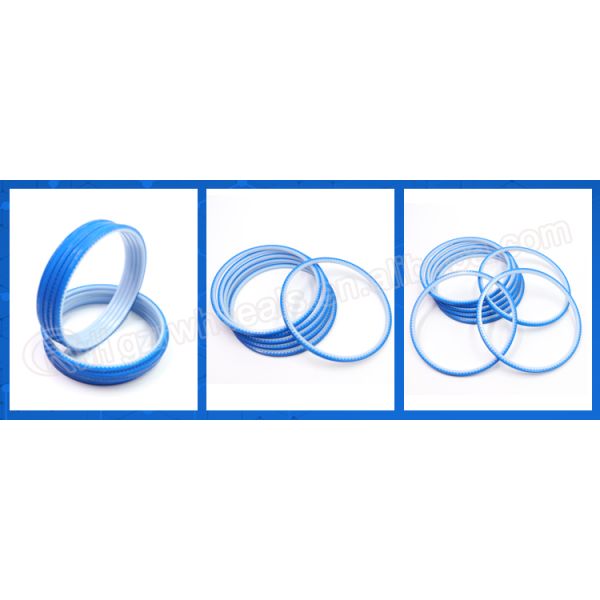 PU Piston Hydraulic Rod Seal Blue White For Crawler Excavator