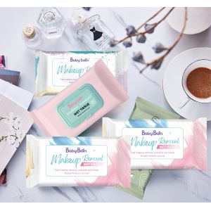 Cheap Makeup Remover Face Cleansing Wipes Hypoallergenic Wet Tissue Disposable wholesale