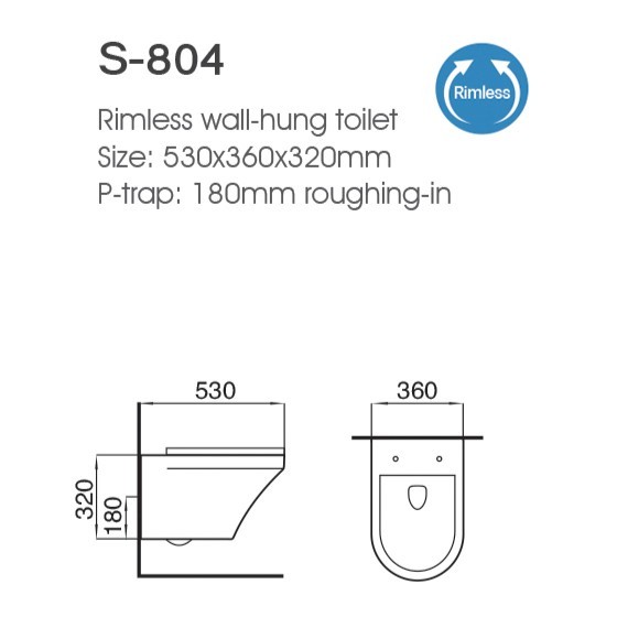 Factory Floating Wall-hung Toilet White Bathroom Tankless Hanging Wall Mounted Toilet Bowl Ceramic Wall Hung Toilet