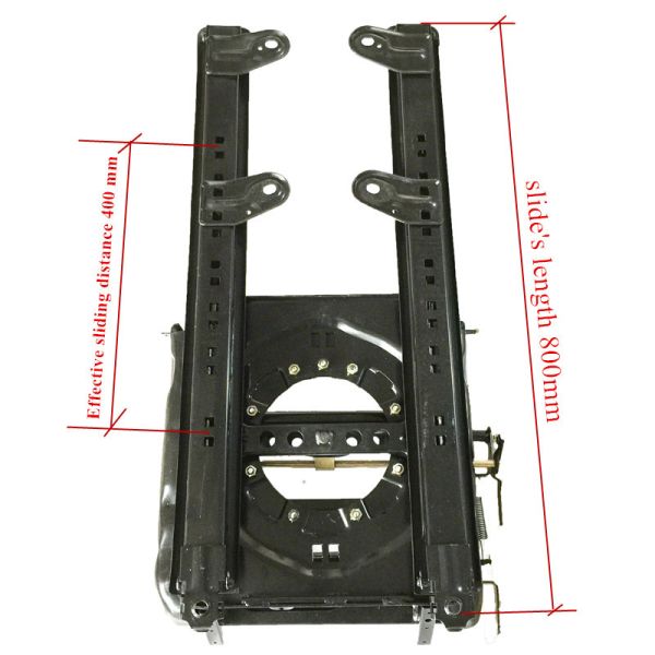 double lock caravan slider bus seat manual rail for van seat good quality seat sliding and the seating runner
