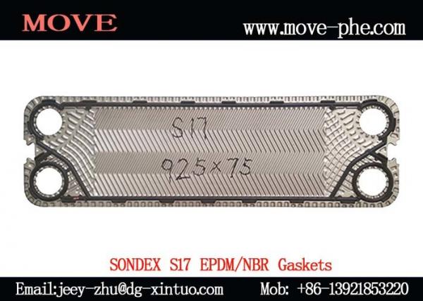 Supply EPDM Plate&Gasket Sondex S31A 1050*192mm Replacement Plate Heat Exchanger Spare Parts