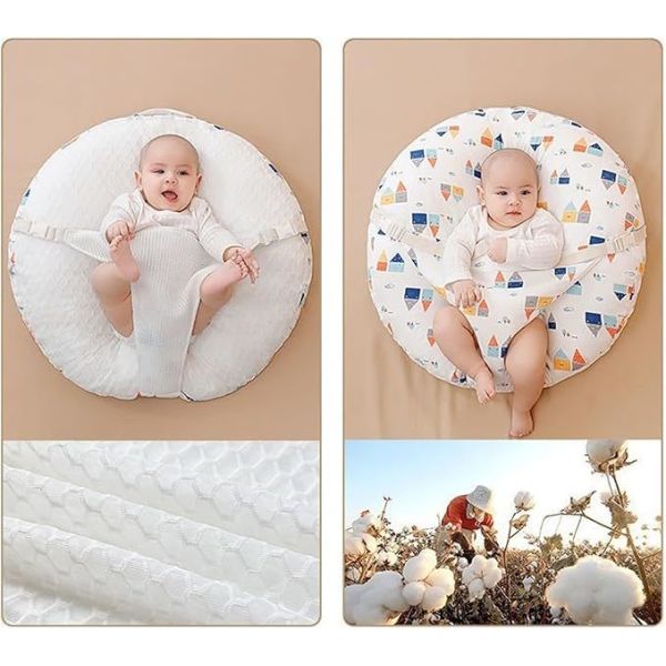 60x55 cm Baby Nursing Pillow with Removable Cotton Cover