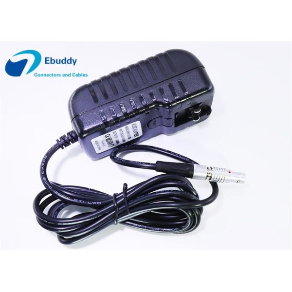 Lemo Custom Power Cables Lemo 0B 2pin male plug to 12V power adaptor cable