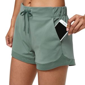 Cheap Women Summer Loose Quick Dry Athletic Sports Workout Shorts With Pockets wholesale