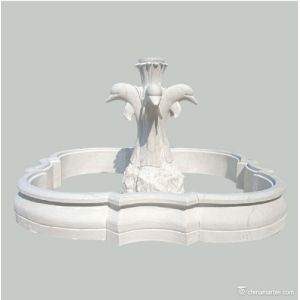3 tier outdoor garden marble water fountain stone pool
