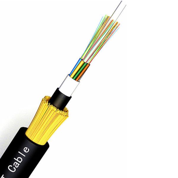 12F 24F 48F 96F 144F SM Outdoor Aerial ADSS Fiber Cable Span 100M 120M 150M PE Double Sheath