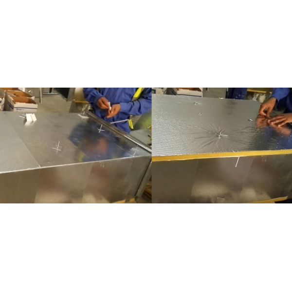 Galvanized Steel Self Adhesive Insulation Pins To Secure Rockwool Insulation