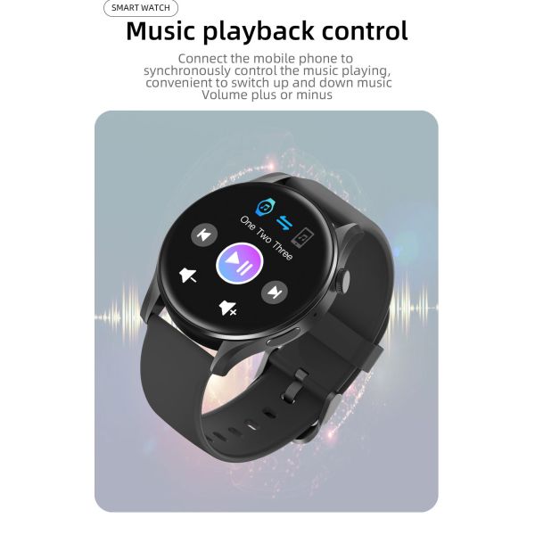 250ma Battery Health Tracker Smart Watch Ble 5.0 Blood Oxygen Monitor Call Alert Function Smart Watch