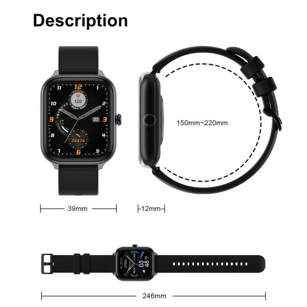 Fitness Smart Watch IOS Android Men Women Sport Watch Pedometer