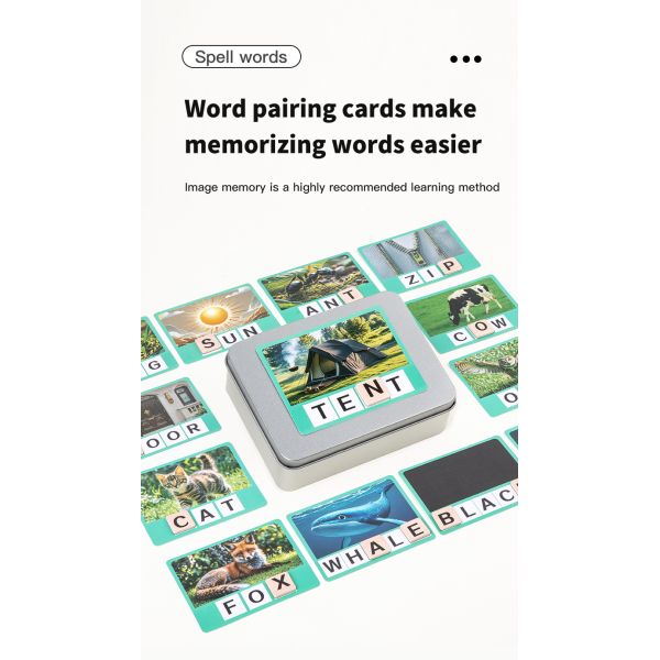 Kids Alphabet Phonics Games Learning Abc Magnets Toys Toddler Cvc Word Games Magnetic Letters Flash Cards