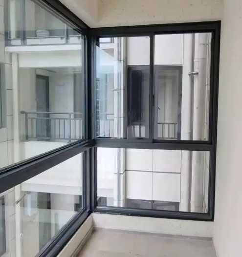 Aluminum Frame Slide Glass Door Window Simple Design For Budget-friendly House Windows