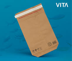 China 12*18cm Shakeproof Recycled Paper Mailing Bags on sale