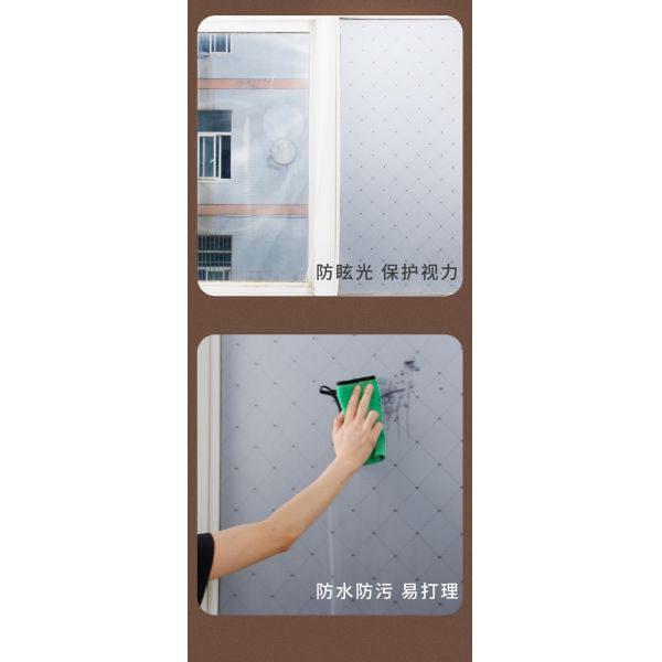 Office Decoration PVC 3D Decorative Window Film/3D Glass Vinyl Film/Frosted 3D Sticker in CLASSIC Style with 3D Design