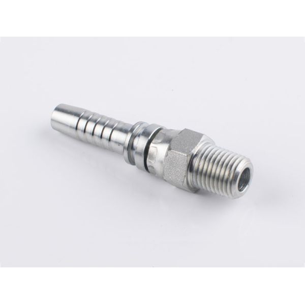 Quality Npt Swivel Hexagon Hydraulic Hose Fittings Jic Nipples Cnc Machinery for sale