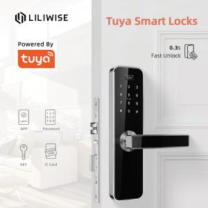 Cheap Electronic Door Locks Password Tuya Smart Door Lock For Hotel Apartment Home Office Building Lock wholesale