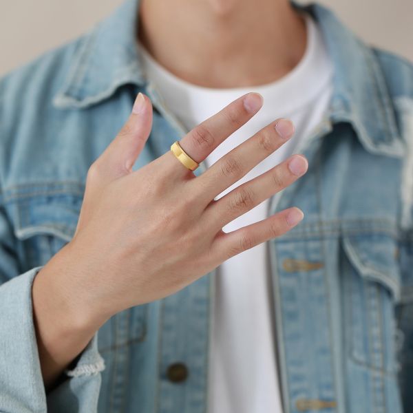 Basic Men's 6mm Tungsten Carbide Ring Polished Plain Silver Black Gold Rose Gold Comfort Fit Wedding Engagement Band Made