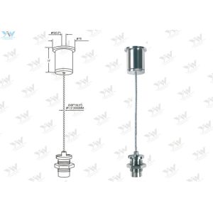 Cheap LED Panel Light Hanging Kit Adjustable Galvanized Stainless Steel Cable wholesale