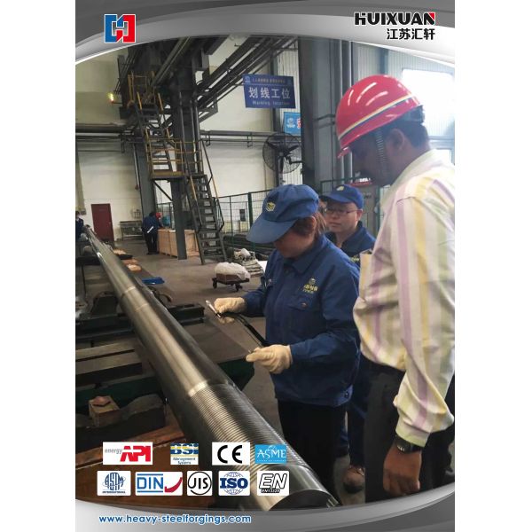 ASTM Standard Stainless Steel Forging , Forged Hydraulic Cylinder Piston Rod