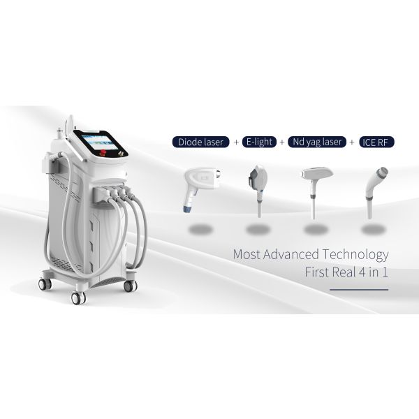 DPL4 4 In 1 Diode Laser Hair Removal Machine Very Easy To Operate Highly Safety
